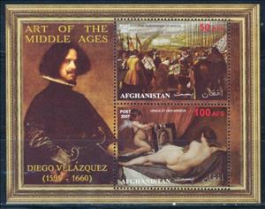 Mini Sheet, Paintings, Cinderellas,  , Painters, Paintings