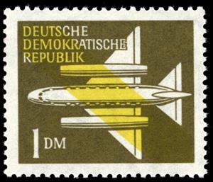 Stamp, Airmail, Germany, Democratic Republic,  , Aircrafts