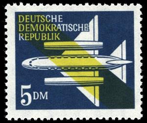 Stamp, Airmail, Germany, Democratic Republic,  , Aircrafts