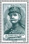 Stamp, Marshal Foch: Stamp of 1940, France,  , Famous People, First World War, Military Officers