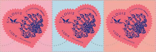 Valentine Hearts : St. Louis Crystal