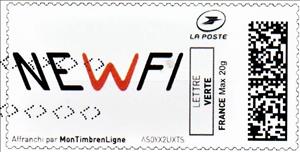 Stamp, Newfi, France- Personalized stamps,  
