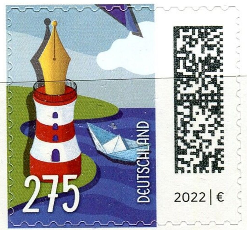 Letter As Boat By Lighthouse