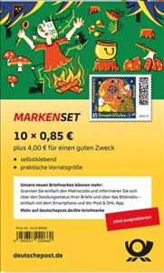 Mini Sheet, The Hardship : Spinning the Straw into Gold, Germany, Federal Republic,  , Fairy Tales