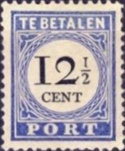 Stamp, Postage due, Netherlands,  , Numbers