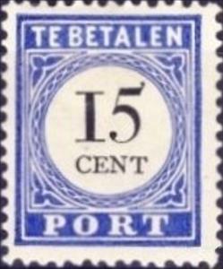 Stamp, Postage due, Netherlands,  , Numbers