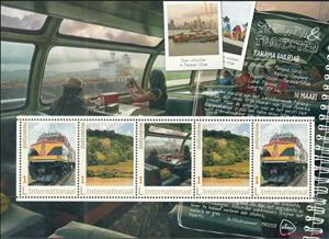 Souvenir Sheet, Panama Railroad, Netherlands- Personalized stamps,  , Railways