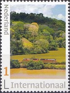 Stamp, Panama Railroad, Netherlands- Personalized stamps,  , Railways