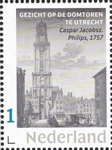 Stamp, Utrecht, Netherlands- Personalized stamps,  , Architecture, Buildings, Maps