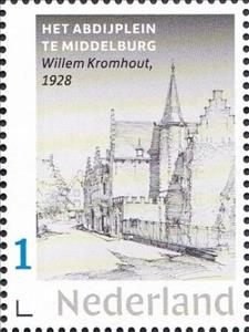 Stamp, Zeeland, Netherlands- Personalized stamps,  , Architecture, Buildings, Maps