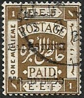 E.E.F. Postage Paid - Overprinted (10mm)