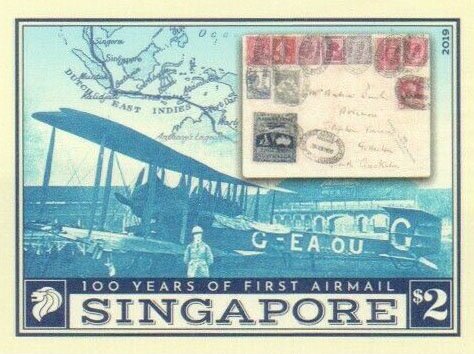 Centenary of First Airmail Flight to Singapore