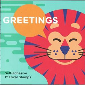 Booklet, Greetings from the Merlion Self Adhesive Stamps, Singapore,  , Greetings, Mascots