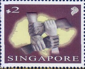 Stamp, National Day, Singapore,  , Hands, Stamps
