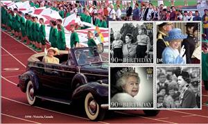 Booklet Pane, Platinum Jubilee of Queen Elizabeth II, United Kingdom of Great Britain & Northern Ireland,  , Famous People, Heads of State, Queens, Royalty