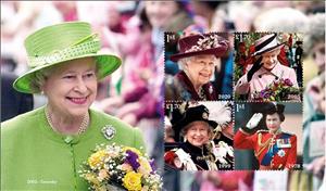 Booklet Pane, Platinum Jubilee of Queen Elizabeth II, United Kingdom of Great Britain & Northern Ireland,  , Famous People, Heads of State, Queens, Royalty