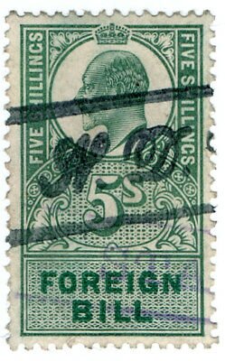 King Edward VII Foreign Bill 5/-
