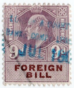 King Edward VII Foreign Bill 9d