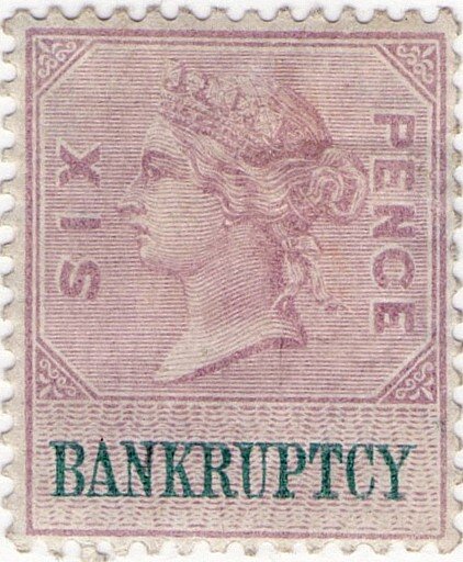 Queen Victoria Bankruptcy 6d
