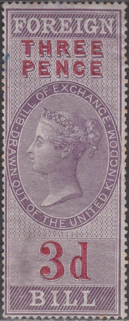 Queen Victoria Foreign Bill 3d
