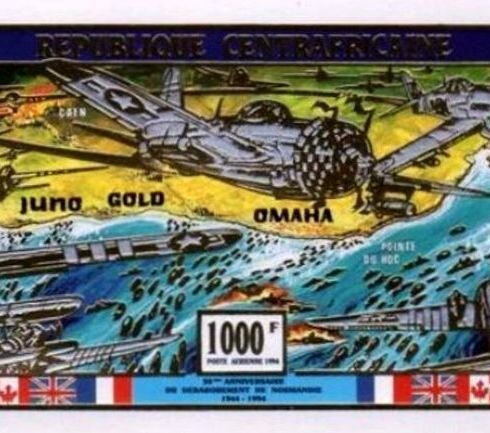 Fighter planes over Juno, Gold and Omaha beaches. c, Planes…