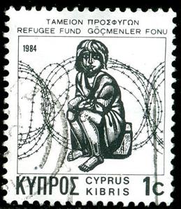 Stamp, Obligatory Refugee Fund Tax, Cyprus,  , Refugees, Aid to Refugees
