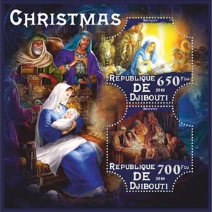 Mini Sheet, Art Christmas, Cinderellas,  
