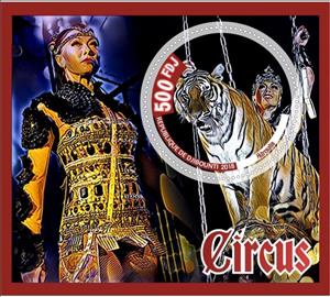 Souvenir Sheet, Circus, Cinderellas,  