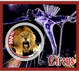 Souvenir Sheet, Circus, Cinderellas,  