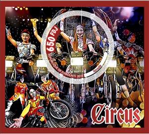 Souvenir Sheet, Circus, Cinderellas,  