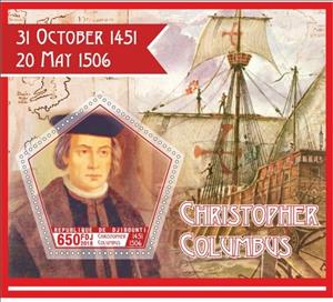 Souvenir Sheet, Great People Christopher Columbus, Cinderellas,  