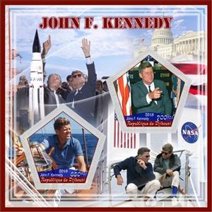 Mini Sheet, Great People John Kennedy I, Cinderellas,  