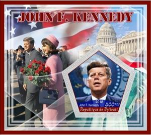 Souvenir Sheet, Great People John Kennedy I, Cinderellas,  
