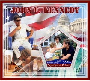 Souvenir Sheet, Great People John Kennedy I, Cinderellas,  