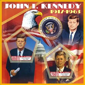 Mini Sheet, Great People John Kennedy II, Cinderellas,  