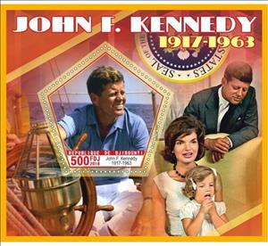 Souvenir Sheet, Great People John Kennedy II, Cinderellas,  