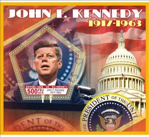 Souvenir Sheet, Great People John Kennedy II, Cinderellas,  