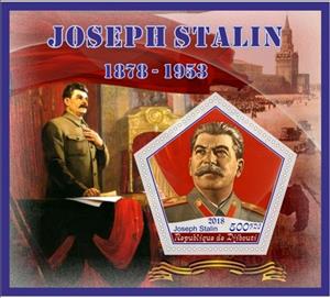 Souvenir Sheet, Great People Joseph Stalin I, Cinderellas,  