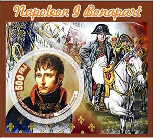 Souvenir Sheet, Great People Napoleon Bonaparte II, Cinderellas,  