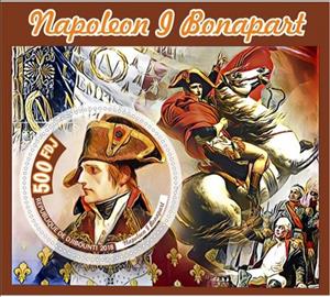 Souvenir Sheet, Great People Napoleon Bonaparte II, Cinderellas,  