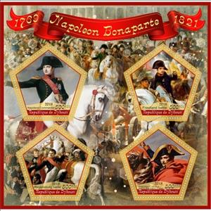 Mini Sheet, Great People Napoleon Bonaparte III, Cinderellas,  