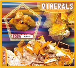 Souvenir Sheet, Minerals, Cinderellas,  , Minerals