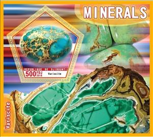 Souvenir Sheet, Minerals, Cinderellas,  , Minerals
