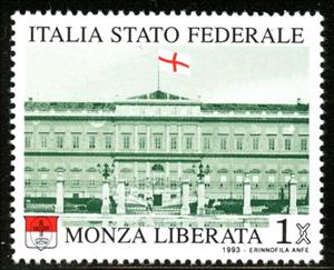 Stamp, Monza Liberata, Cinderellas,  , Palaces