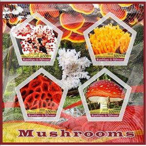 Mini Sheet, Mushrooms I, Cinderellas,  , Mushrooms