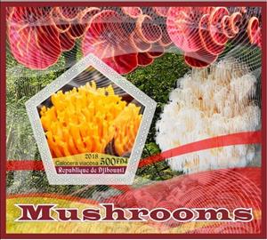 Souvenir Sheet, Mushrooms I, Cinderellas,  , Mushrooms