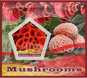 Souvenir Sheet, Mushrooms I, Cinderellas,  , Mushrooms