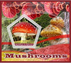 Souvenir Sheet, Mushrooms I, Cinderellas,  , Mushrooms