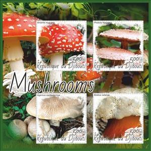 Mini Sheet, Mushrooms II, Cinderellas,  , Mushrooms