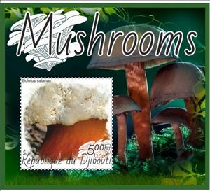 Souvenir Sheet, Mushrooms II, Cinderellas,  , Mushrooms